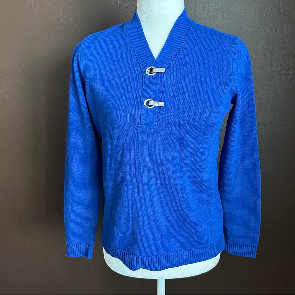 Karen Scott Sport Petite Womens size Small PS Long Sleeve Sweater Top